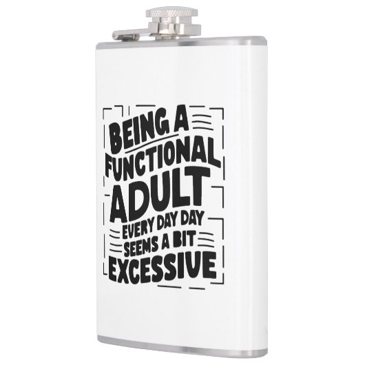 Flasques Typography design  Motivational (Gauche)