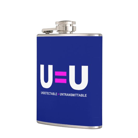 Flasques U=U VIH non détectable égale non transmettable (Gauche)