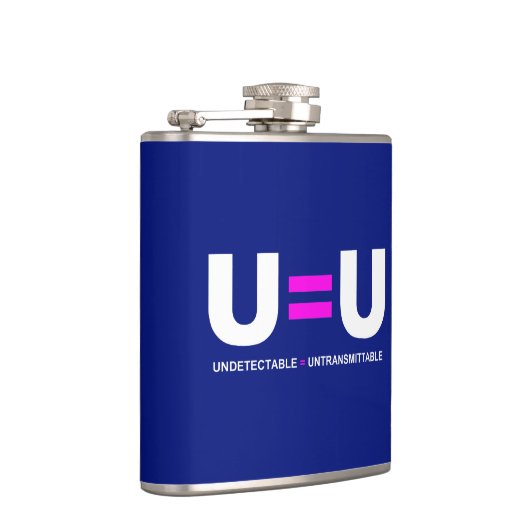 Flasques U=U VIH non détectable égale non transmettable (Droite)