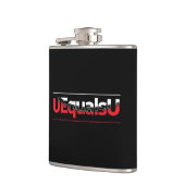 Flasques UEqualsU VIH Typographie indétectable Art (Gauche)