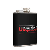 Flasques UEqualsU VIH Typographie indétectable Art (Droite)