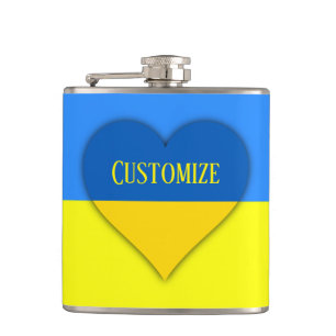 Flasques Ukraine Drapeau bleu jaune Thunder_Cove