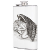 Flasques Un Angel endormi, noir et blanc (Gauche)