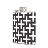 Flasques Un b&w modèle fait avec "plus" le signe (Gauche)