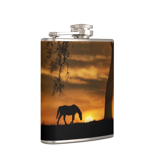 Flasques Un Ballon D'Art Cheval Et Chêne (Droite)