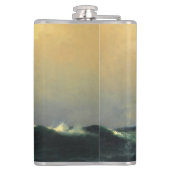 Flasques Un bateau à vapeur dans une tempête dans l'océan A (Dos)