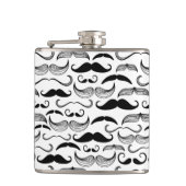 Flasques Un club des messieurs. Motif 2 de moustache (Devant)