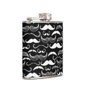 Flasques Un club des messieurs. Motif de moustache (Droite)