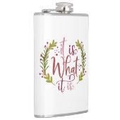 Flasques Un Design Amusant Avec Un Dit Que C'Est Ce Que C'E (Droite)