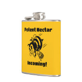 Flasques Un Nectar puissant arrive ! Cartoon Busy Bee Bucke (Gauche)