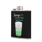 Flasques Un Peu Absinthe L'esprit drôle Humour de boisson (Gauche)