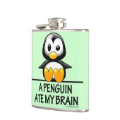 Flasques Un pingouin a mangé mon cerveau (Gauche)