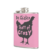 Flasques Un poulet à côté de fou (Gauche)