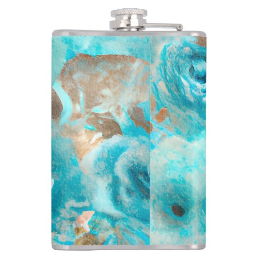 Flasques Un Shabby Bleu Chic Ephemera Design Series 7 (Dos)