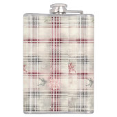 Flasques Un Tartan de Noël Floral Design série #13 (Dos)