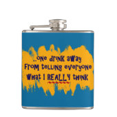 Flasques Une boisson loin… (Devant)