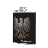 Flasques Une double dose de polkas flask enveloppée de viny (Gauche)