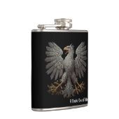 Flasques Une double dose de polkas flask enveloppée de viny (Droite)