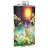 Flasques Une époque de peinture à l'huile repensée (Droite)