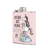 Flasques Unicorne drôle - Unicorne biologique Pee (Gauche)