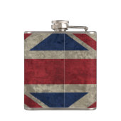 Flasques Union Jack | Grunge British Flag Personnalisé (Dos)