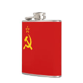 Flasques URSS Union soviétique Faucille et marteau communis (Gauche)