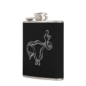 Flasques Uterus à doigt moyen Pro-choix (Gauche)