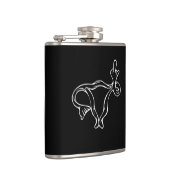 Flasques Uterus à doigt moyen Pro-choix (Droite)