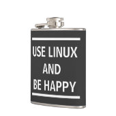 Flasques Utiliser Linux et être heureux (Gauche)