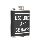Flasques Utiliser Linux et être heureux (Droite)