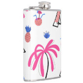 Flasques Vacances d'été : Palm Trees Ananas Motif (Droite)