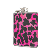 Flasques Vache rose chaud et noir (Gauche)