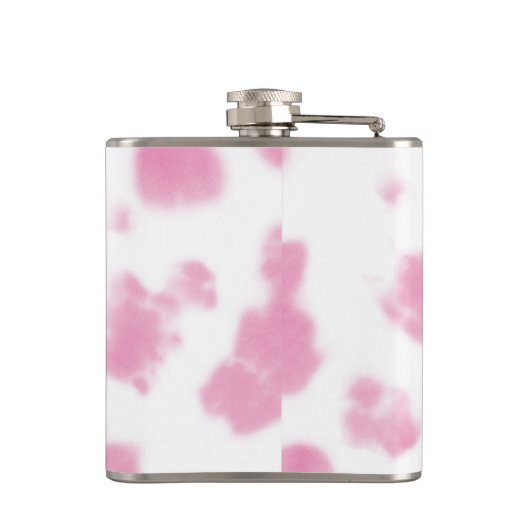 Flasques Vache rose mignonne Imprimer Rodéo occidental pers (Dos)