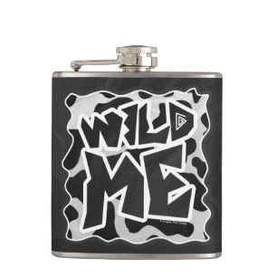 Flasques Vache Wild Me Noir et Blanc