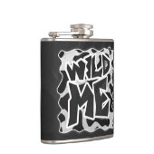 Flasques Vache Wild Me Noir et Blanc (Droite)