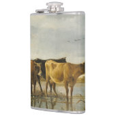 Flasques Vaches dans une rivière Aelbert Cuyp (Gauche)
