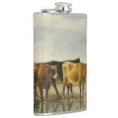 Flasques Vaches dans une rivière Aelbert Cuyp (Droite)