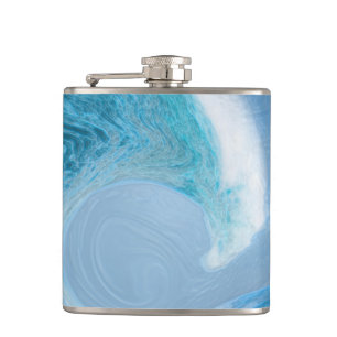 Flasques Vague Bleue Artistique