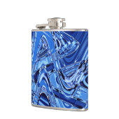 Flasques vagues de routes en bleu (Gauche)