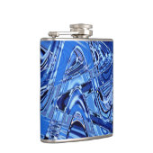 Flasques vagues de routes en bleu (Droite)