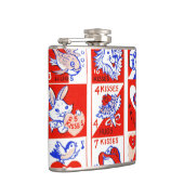 Flasques Valentine Retro Love Hugs Motif (Droite)