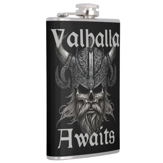 Flasques Valhalla attend - Crâne (Droite)