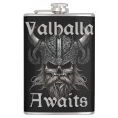 Flasques Valhalla attend - Crâne (Devant)