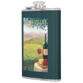 Flasques Vallée de Yakima, pays de WashingtonWine (Gauche)