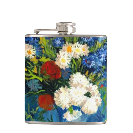 Flasques Van Gogh Vase avec Cornflowers et Poppies (Devant)