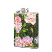 Flasques Van Gogh Vie morte avec des roses roses roses (Gauche)