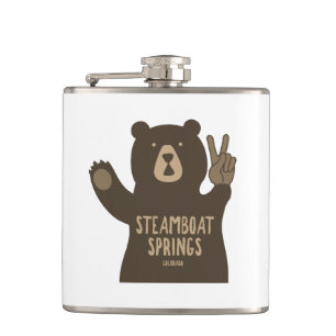 Flasques Vapeur Springs Colorado Peace Bear