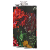 Flasques Vase de verre avec des fleurs (Gauche)