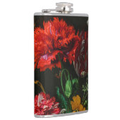 Flasques Vase de verre avec des fleurs (Droite)