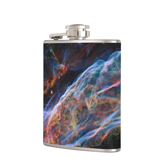 Flasques Veil Nebula Supernova Reste Télescope Hubble (Gauche)